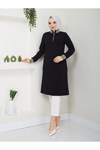 BELLİNA Kadın Mevsimlik Krep Kumaş Tunik