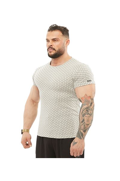 Big Sam تي شيرت منقوش بقصة ضيقة 2813