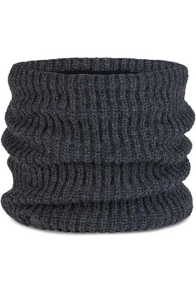 Buff Knitted Camisole Knitted & Fleece Neckwarmer Jarn Graphite Gray
