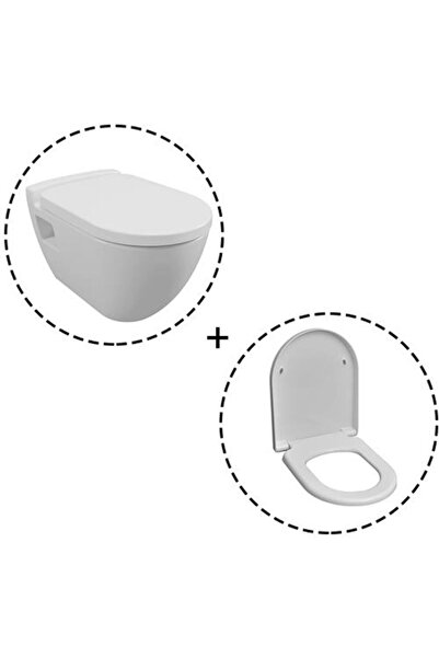 Eca Serel Smart Asma Klozet+Serel Beta Yavaş Kapanan Klozet Kapağı (SM23ODS11...