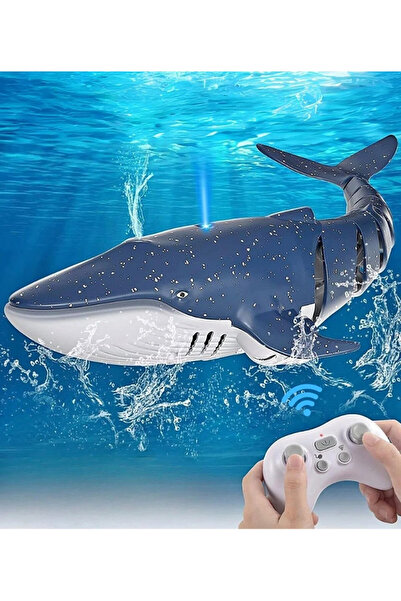 LRS STORE Uzaktan Kumandalı Köpek Balığı - Balina Şarjlı Full Fonksiyon Su Pü...
