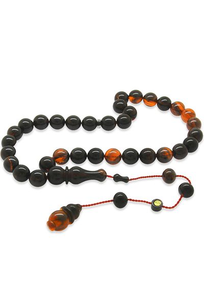 Tesbihane Master Working System Globe Bala-Black Catalin Rosary
