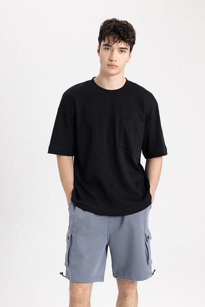DeFacto Oversize Fit Straight Leg Shorts B8793AX24SM
