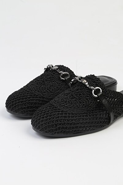 Pierre Cardin ® PC-53128 Μαύρες γυναικείες παντόφλες