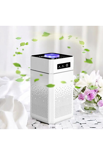 EZERE Ev Ofis için Ultrasonik Hava Temizleyici Kötü Koku Giderme Cihazı BEYAZ