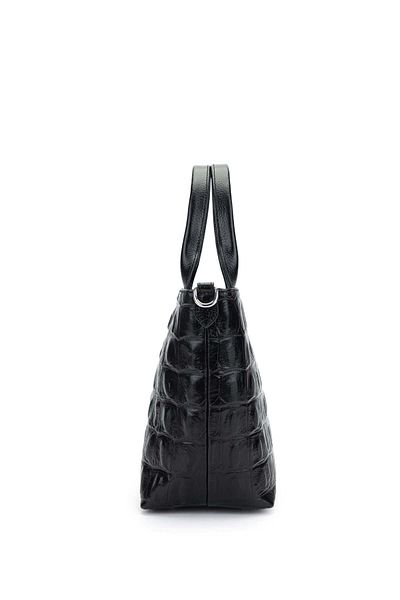 Tamer Tanca Women's Genuine Leather Black Handbag
