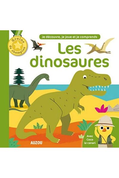 Auzou Books Динозаврите с канарчето Коко