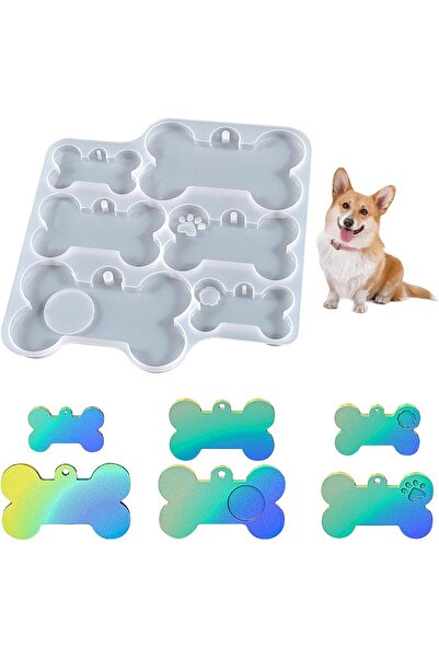Siliko World Kemik Şekilli Reçine Kalıpları | Epoksi Reçine Döküm için Köpek ...