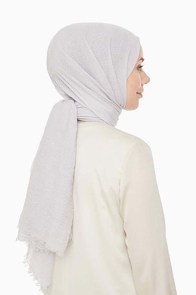 Levidor Light Silver Wrap Shawl