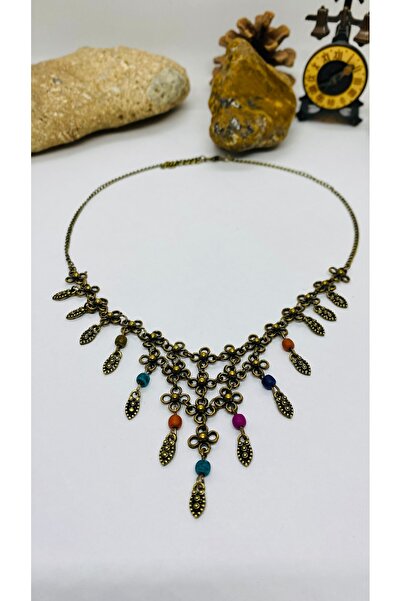 Porsuk Alternatif El yapımı tasarım kadın kolye