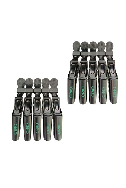 Croc 3210 Clești pentru păr de liliac 10 buc Negru