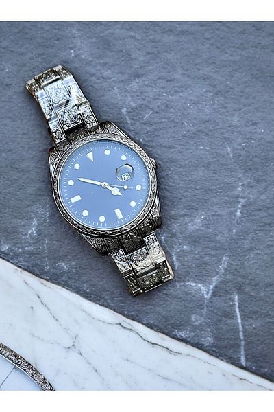 pullmarkt Antique Style - Calendar - Analog Wristwatch
