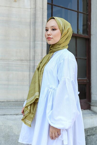 Hint İpek Şal cu monogramă MONOV02-05