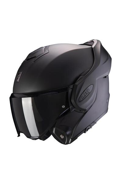 Scorpion Exo-tech Evo Çene Açılabilir Motosiklet Kaskı Mat Siyah
