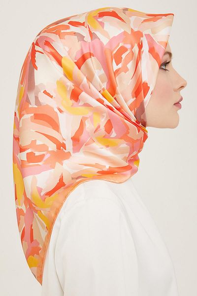 Armine Silk Scarf 9140d-50- 2024 Summer Silk Twill