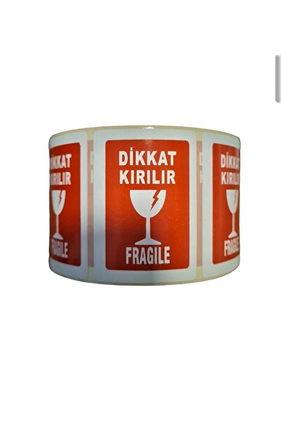 Burdabuldu Etichetă de precauție 4cm X 6cm 500 bucăți