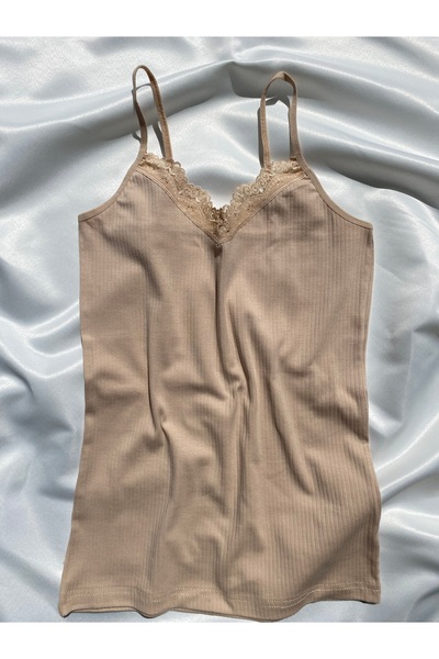 LEYNA BUTİK Γυναικείο εσώρουχο 6 τεμαχίων από δέρμα με σχοινί βαμβακερό, λύκρα, δαντέλα, ριμπ