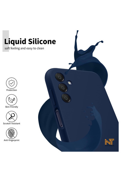 Nezih Case Samsung Galaxy A34 Kılıf Kamera Korumalı Lansman Kadife Iç Yüzeyli (şık Tasarım) Silikon Kapak