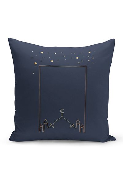 Bertille Home Husă de pernă cu imprimare digitală pe două fețe din seria Ramadan (Husă de pernă Ramadan)