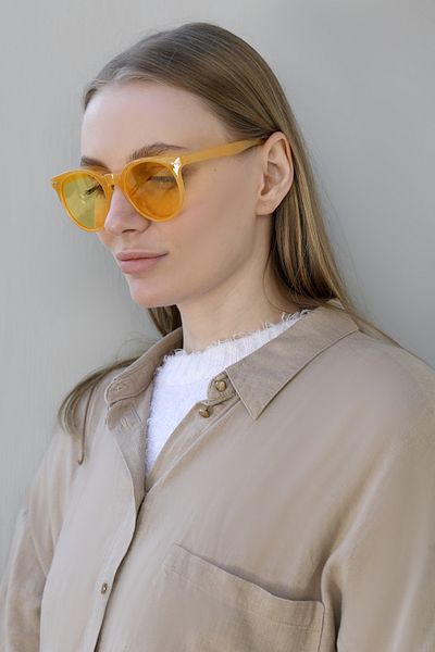 ModaLand Unisex Oval Round Sunglasses