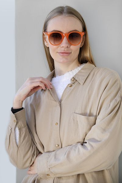 ModaLand Unisex Oval Round Sunglasses