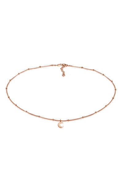 ELLI Halskette Choker Kugelkette Halbmond Astro 925 Silber