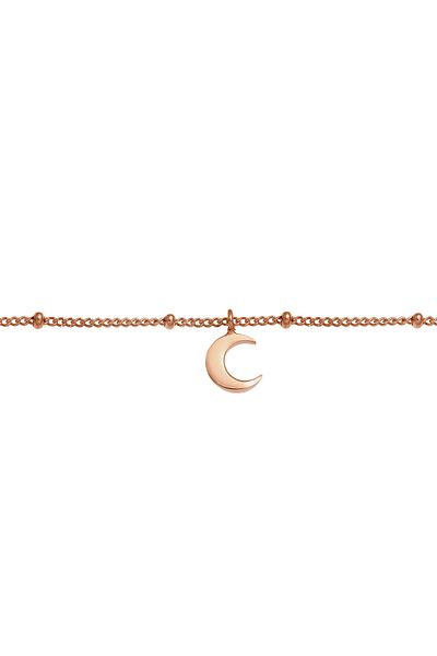 ELLI Halskette Choker Kugelkette Halbmond Astro 925 Silber