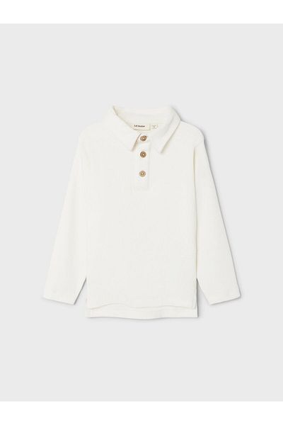 Lil' Atelier Mini Oberteil mit langen Ärmeln Slim Fit