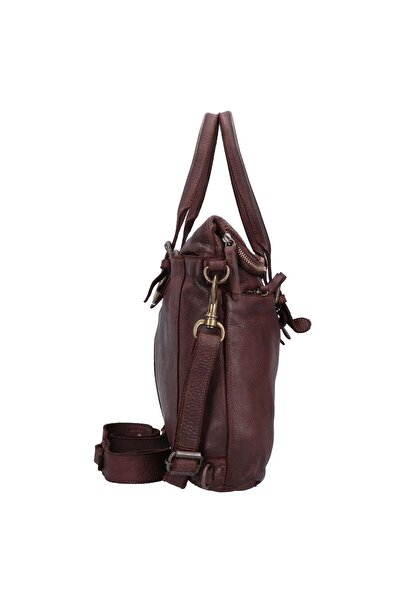 Harold's 36 cm breites U-Boot Leder Aktentasche - Gesicht Computer