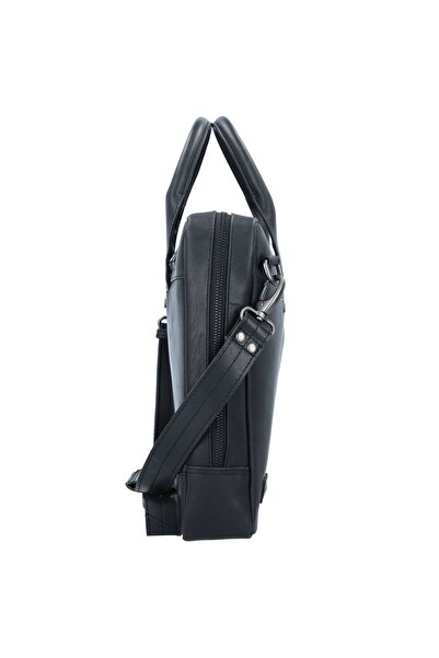 Plevier Navigator Aktentasche Leder 40 cm Laptopfach