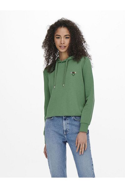 ONLY Kapuzenpullover ONLNOOMI L/S LOGO HOOD NOOS