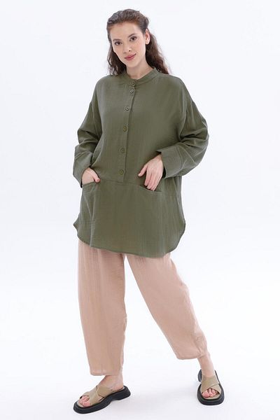 ALLDAY 24ds50265al0 Judge Collar Women's Tunic
