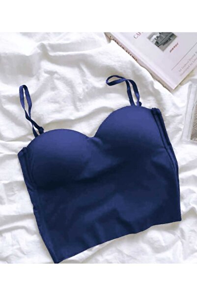 GARDIROZA Gloplu Askılı Crop Büstiyer Badi Body Bady Atlet