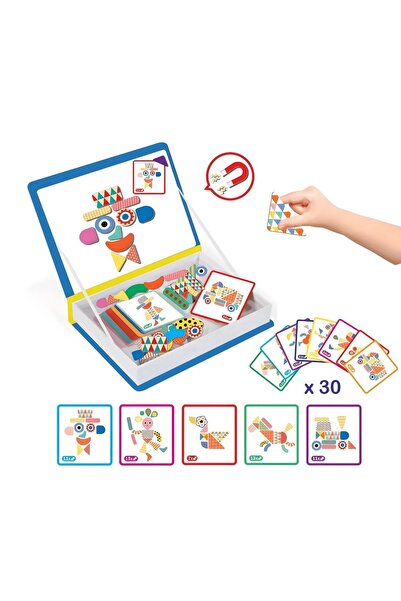 Apexma Eğitici Magnet Yaratıcı Şekiller Oluşturma Seti - Manyetik Parça Şekil...