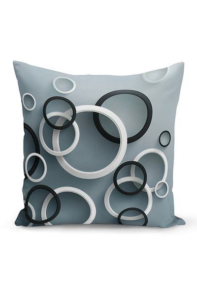 Bertille Home Κάλυμμα μαξιλαριού ριχτάρι σειράς Classic με ψηφιακή εκτύπωση διπλής όψης