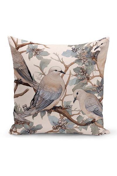 Bertille Home Κάλυμμα μαξιλαριού ριχτάρι σειράς Classic με ψηφιακή εκτύπωση διπλής όψης