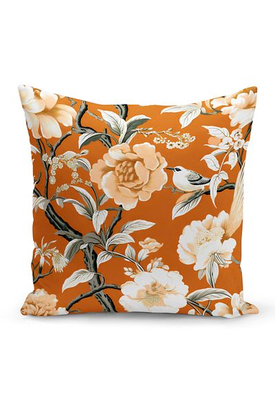 Bertille Home Κάλυμμα μαξιλαριού ριχτάρι σειράς Classic με ψηφιακή εκτύπωση διπλής όψης