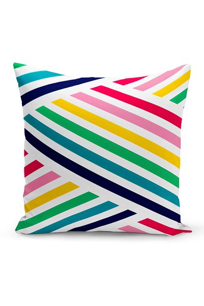 Bertille Home Κάλυμμα μαξιλαριού ριχτάρι σειράς Classic με ψηφιακή εκτύπωση διπλής όψης