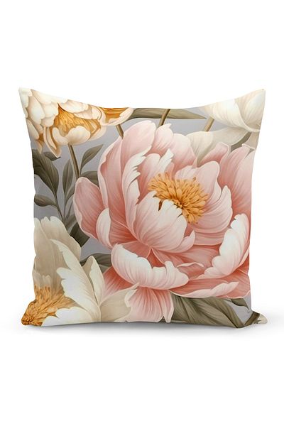 Bertille Home Κάλυμμα μαξιλαριού ριχτάρι σειράς Classic με ψηφιακή εκτύπωση διπλής όψης
