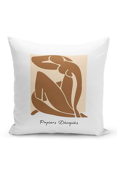 Bertille Home Husă de pernă cu imprimare digitală pe două fețe Art Series (Husă de pernă Art)