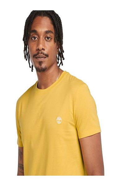 Timberland Men's SS Dunstan River Jersey Crew Tee Thin TB0A2BPREG4 Yellow