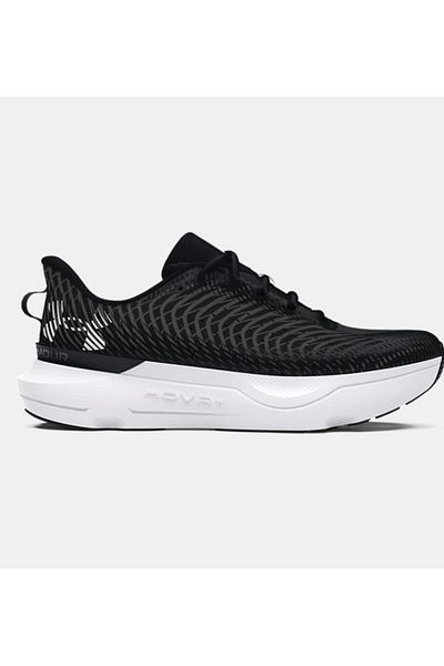 Under Armour Men's Comfortable Sole Lace-up Black Running & Training Shoes with Brand Logo3027190-001