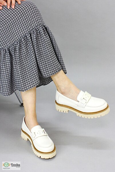 Mammamia Kadın Hakiki Deri Ortopedik Günlük Loafer Ayakkabı M25/YA-MİTZİ