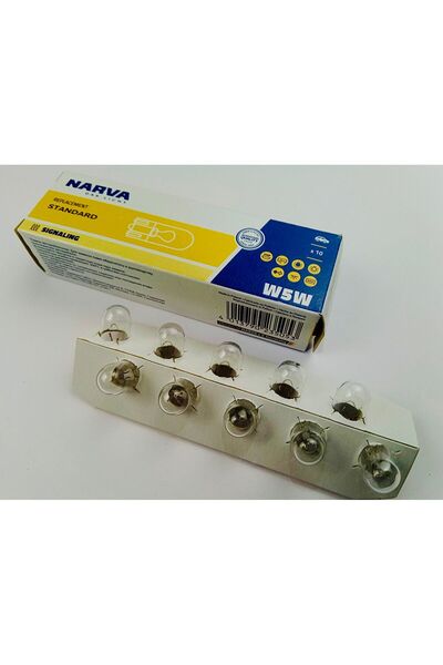 Narva W5w T10 Dipsiz Tavan Park Plaka ( 10 Adet )