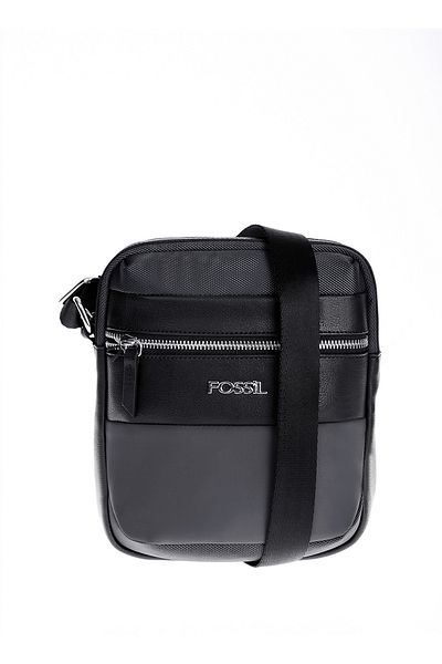 Fossil Black 19x22x10 cm Men's Crossbody Bag 01FS2051