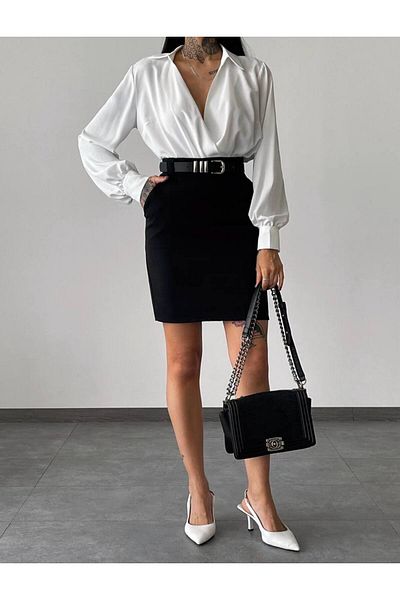 Melike Bakar Boutique Set bluză și fustă creion