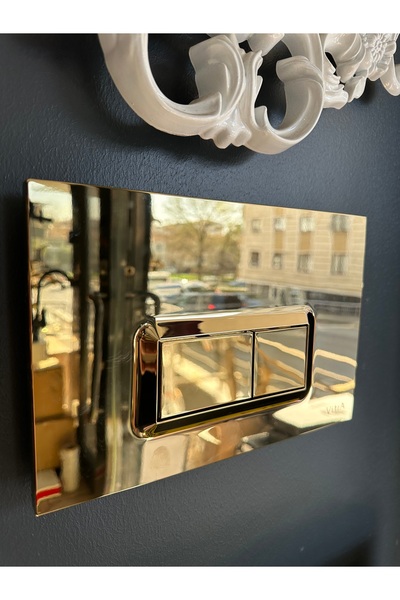 İSAOĞLU YAPI Gold Gömme Rezervuar Gold Taharet Musluğu Stop Valf Komple Set K...