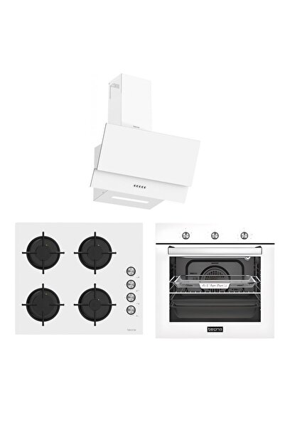 Tecna Beyaz Ankastre Set (F-8166 O-8451 D-8811)