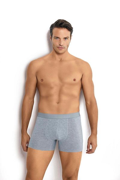 Jiber Ανδρικό γκρι παχύρρευστο Lycra Boxer 153