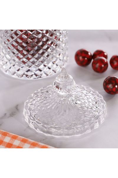 Multiamo Cage Model Glass Lid Sugar Bowl Small Size